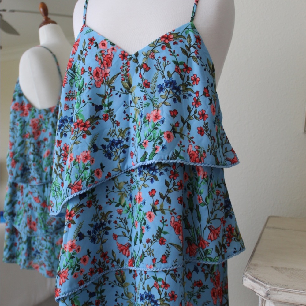 the most beautiful spaghetti strap floral dress